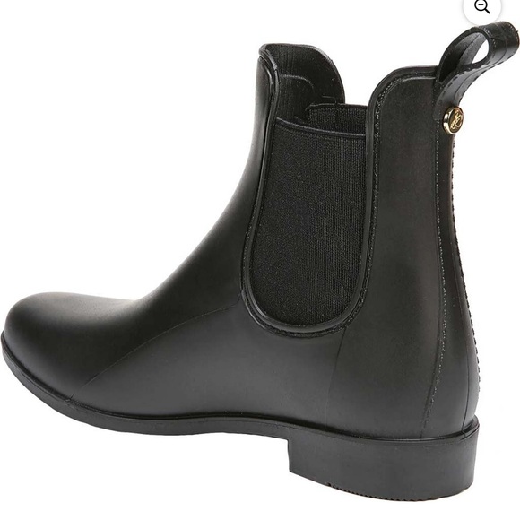 SAM EDELMAN - WOMEN’S TINSLEY MATTE BLACK WATERPROOF RAIN BOOTS - SIZE 7 - Picture 4 of 16